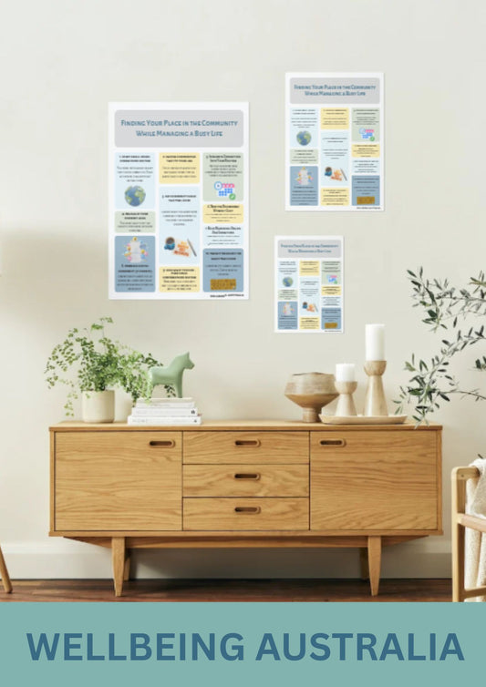 Finding Your Place in the Community While Managing a Busy Life - Poster