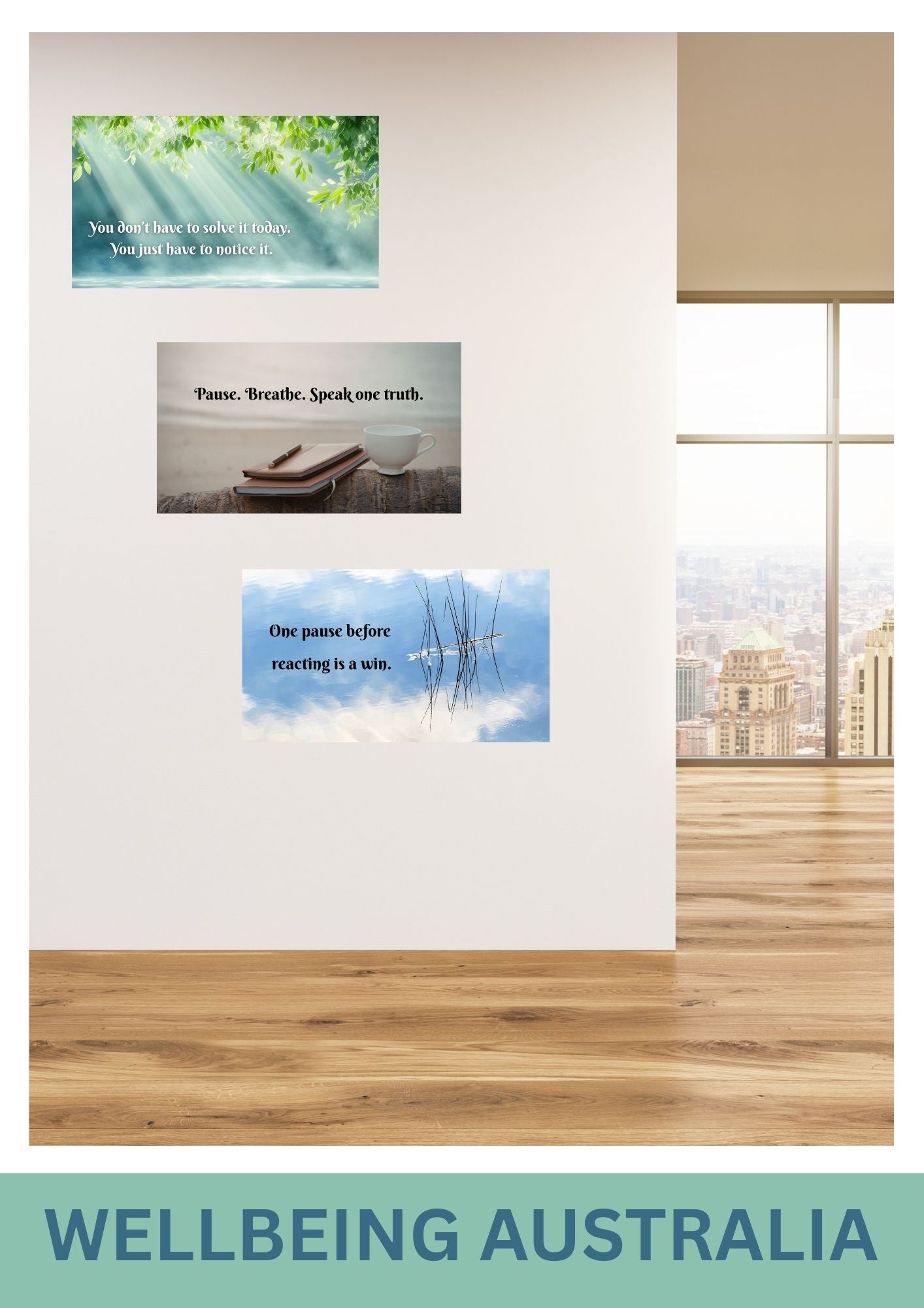 Calm & Courage Inspirational Posters