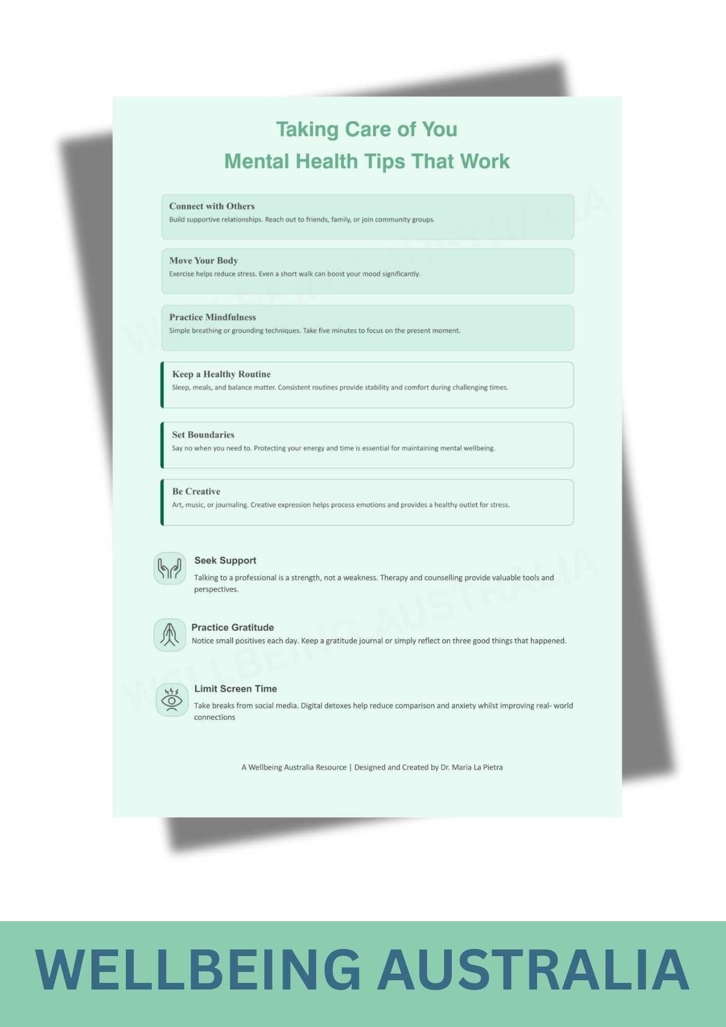 Mental Health Tips That Work