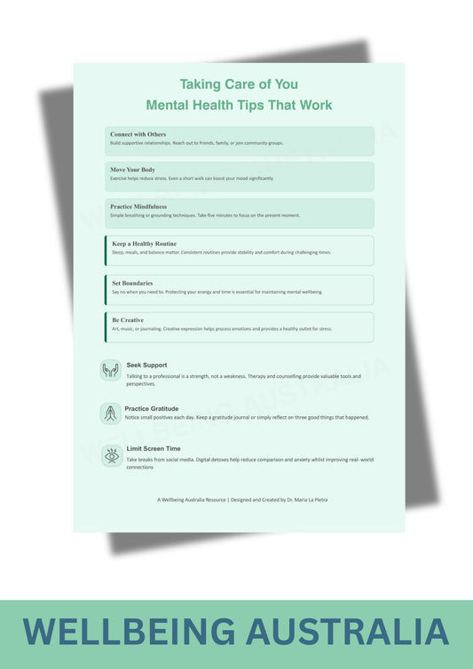 Mental Health Tips That Work